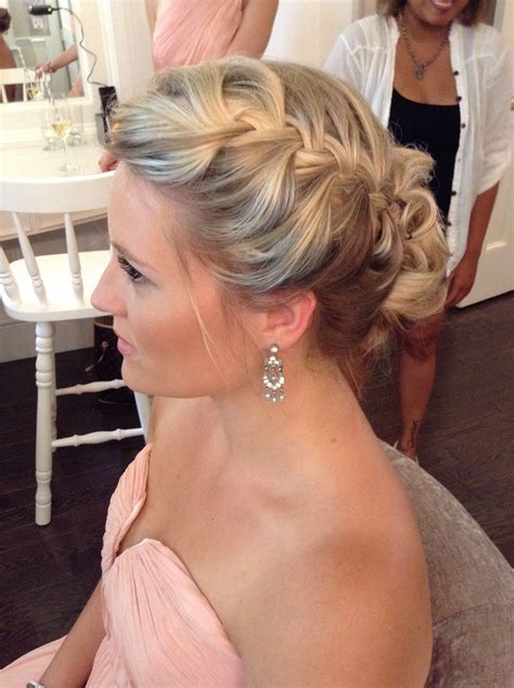 short hair bridesmaid styles|shoulder length hair bridesmaid.